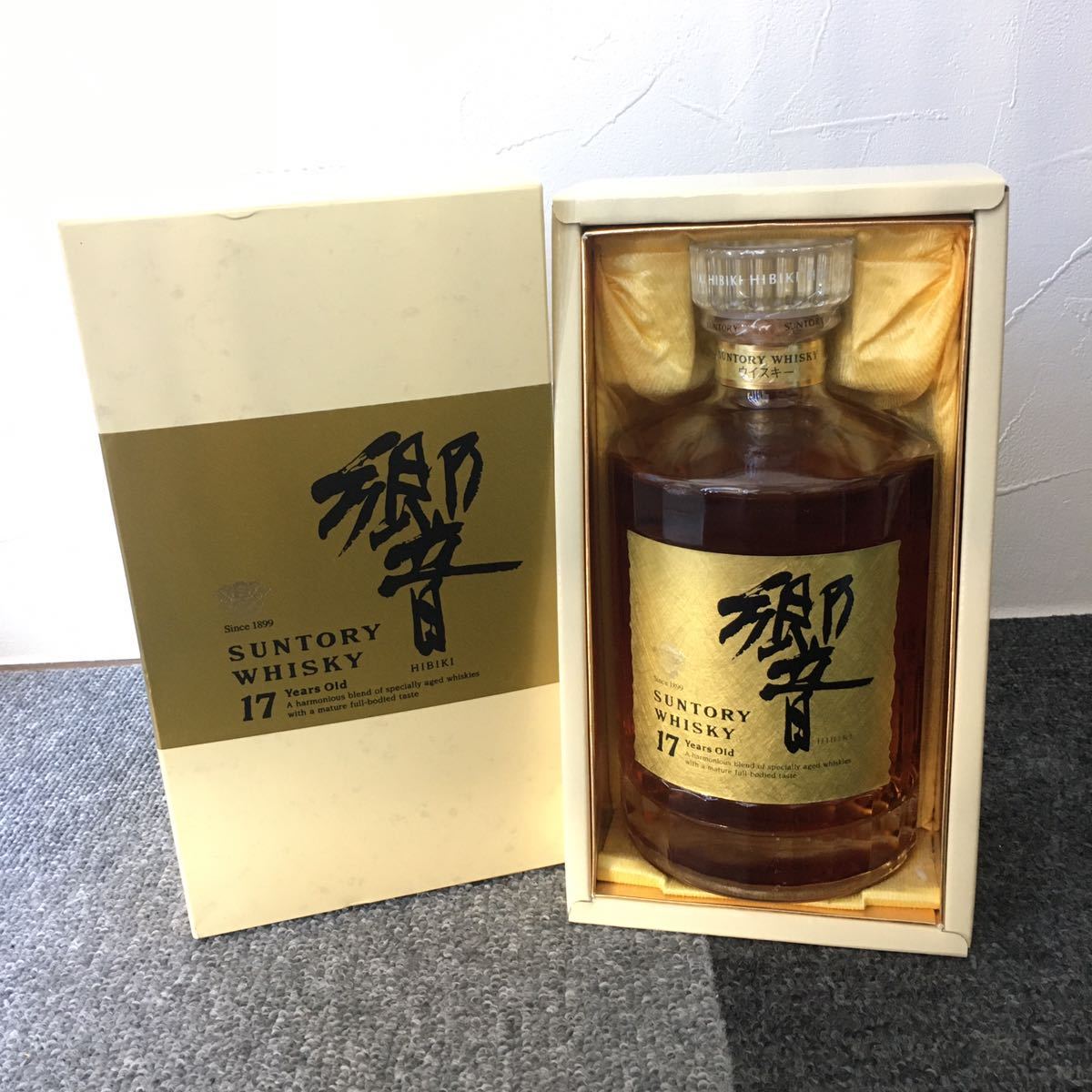 未開栓 SUNTORY サントリー ウイスキー 響 17年 ゴールドラベル 750ml