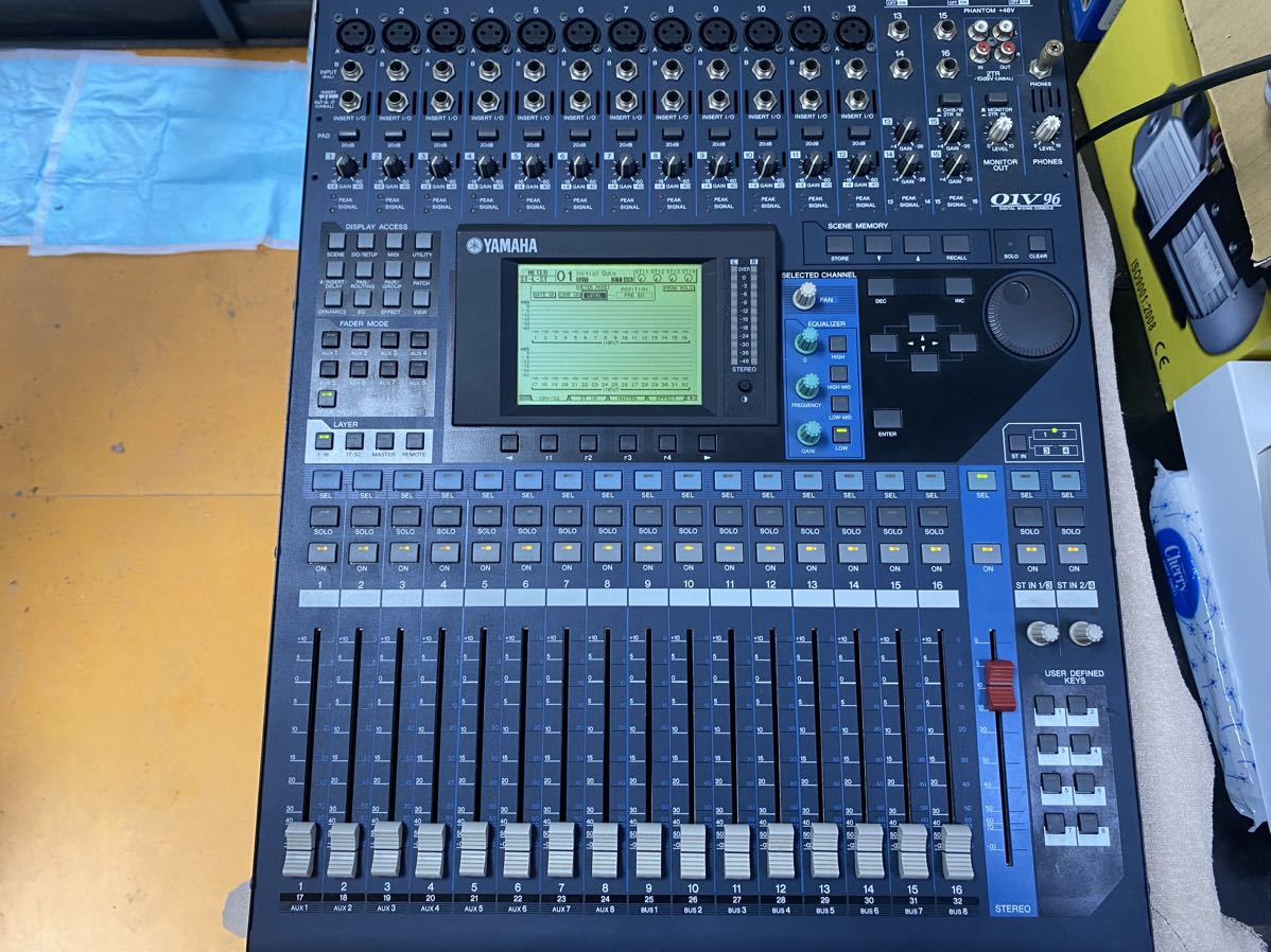 YAMAHA QLV96 デジタルミキサー Yahoo!オークション - YAMAHA デジタルミキサー o1v96