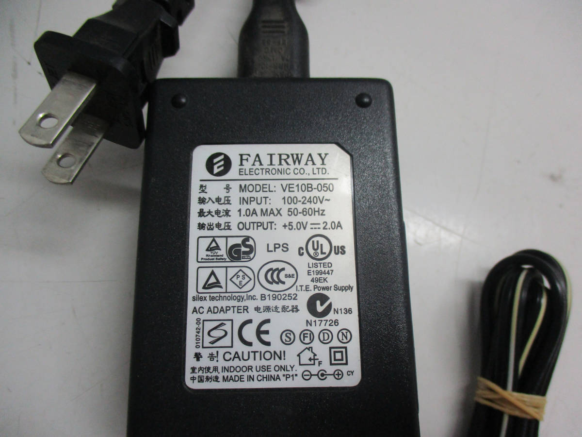 FAIRWAY VE10B-050 5.0V/2.0A 通電確認済 管理番号AC-482_画像2