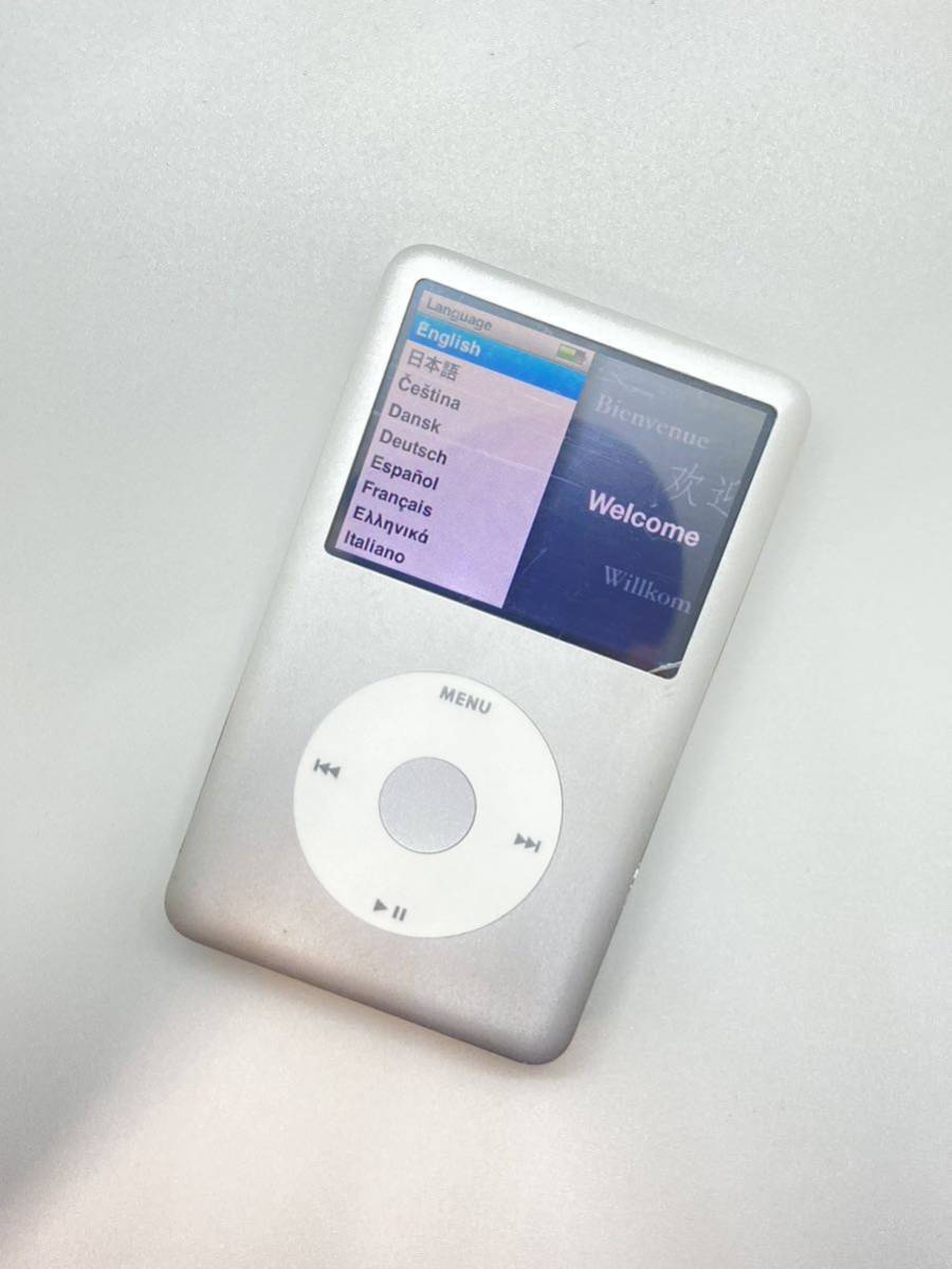 希少Apple iPod classic 第6.5世代 160GBからSSD1TB シルバー 銀