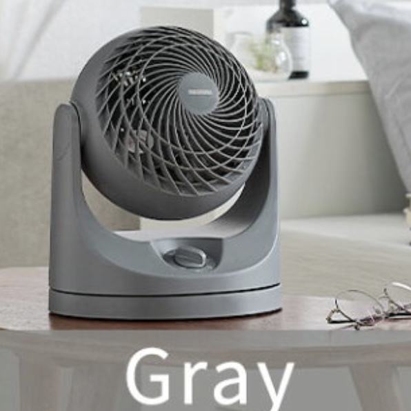  free shipping prompt decision new goods *IRIS OHYAMA Iris o-yamaPCF-MKM15 H gray * circulator electric fan ma Caro n type 