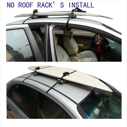 新品 Funktion(ファンクション)　【FK-SRR】 サーフボードソフトルーフラック 車載用 Soft Roof Rack ストラップ 簡単取付 乗用車用