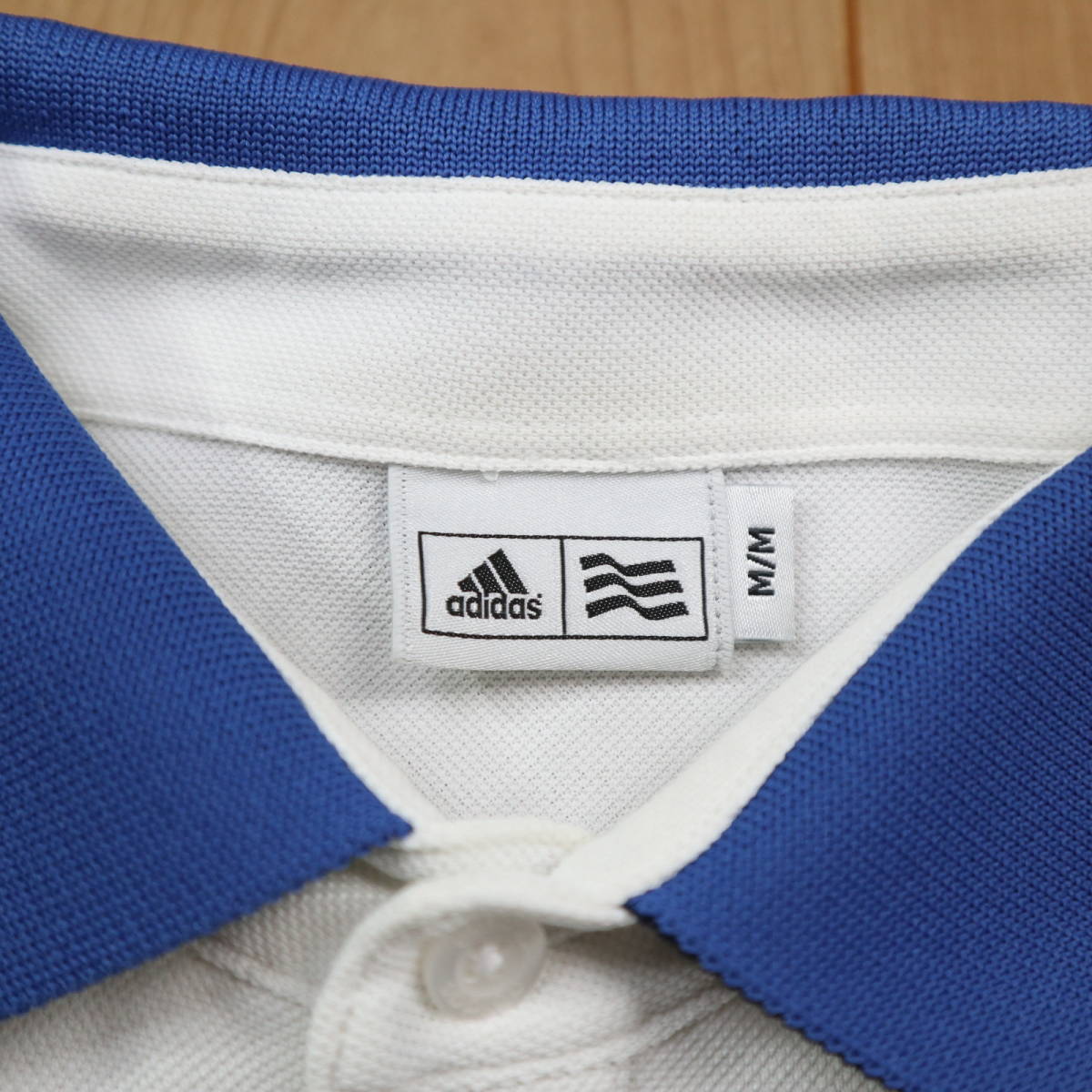 adidas golf アディダス・ゴルフ 半袖ドライポロシャツ/ホワイト/Mサイズの画像8
