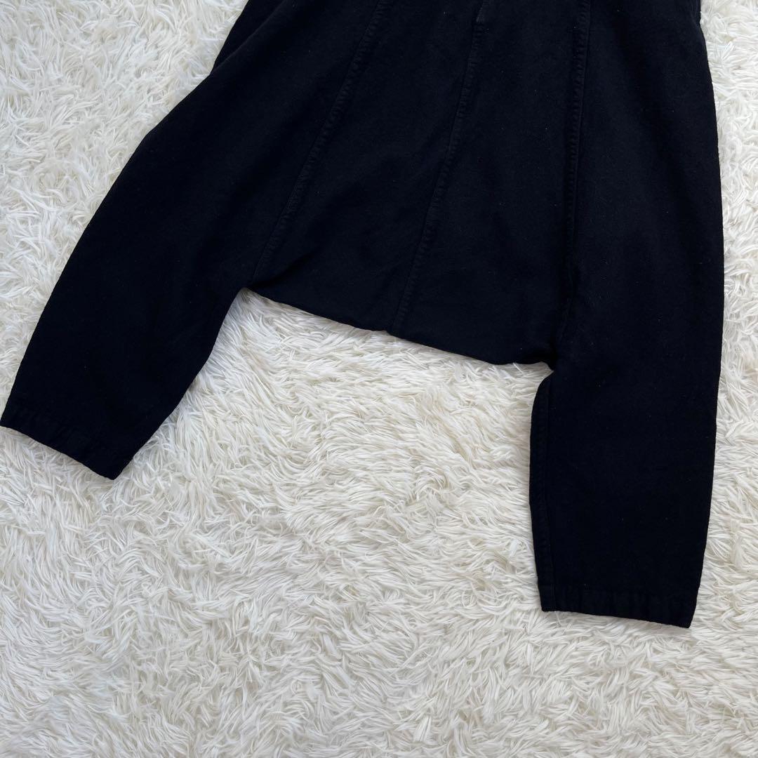 美品】CDG コムデギャルソン サルエル パンツ ロゴ ウールギャバ 美品】CDG コムデギャルソン サルエル パンツ ロゴ ウールギャバ