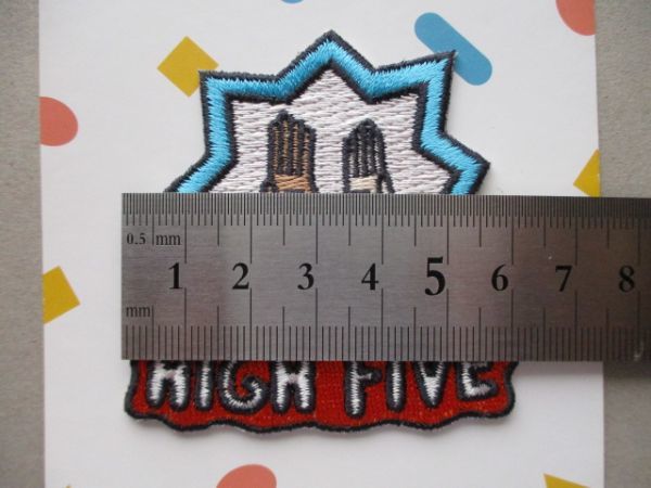 MOKUYOBIモクヨウビIron on Patchアイロンパッチ『High Five』ワッペン/ハイタッチBEAMSこどもビームスMade in the USAかわいいPATCH S99_画像9