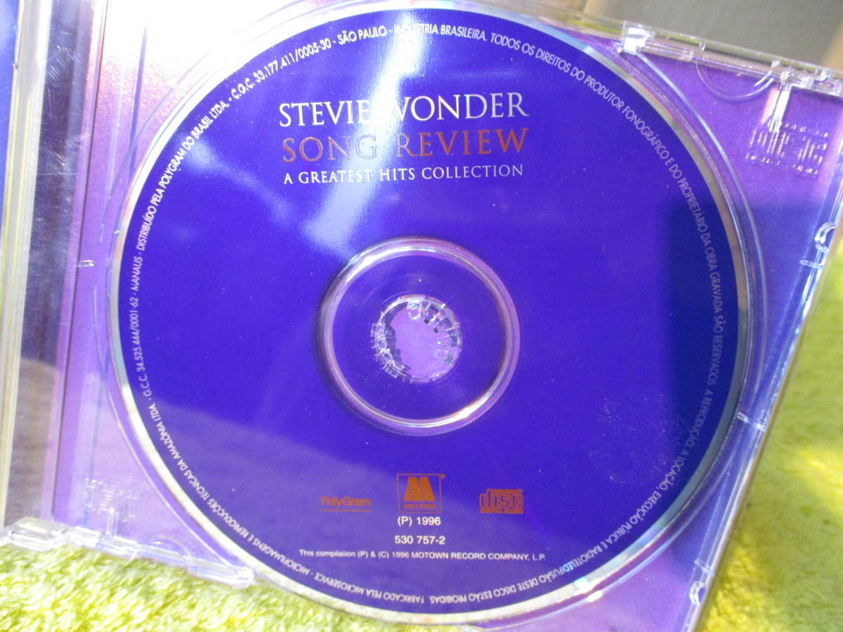  очень красивый товар запись царапина нет *STEVIE WONDER ~SONG REVIEW A GREATEST HITS COLLECTIONs чай Be * wonder *P