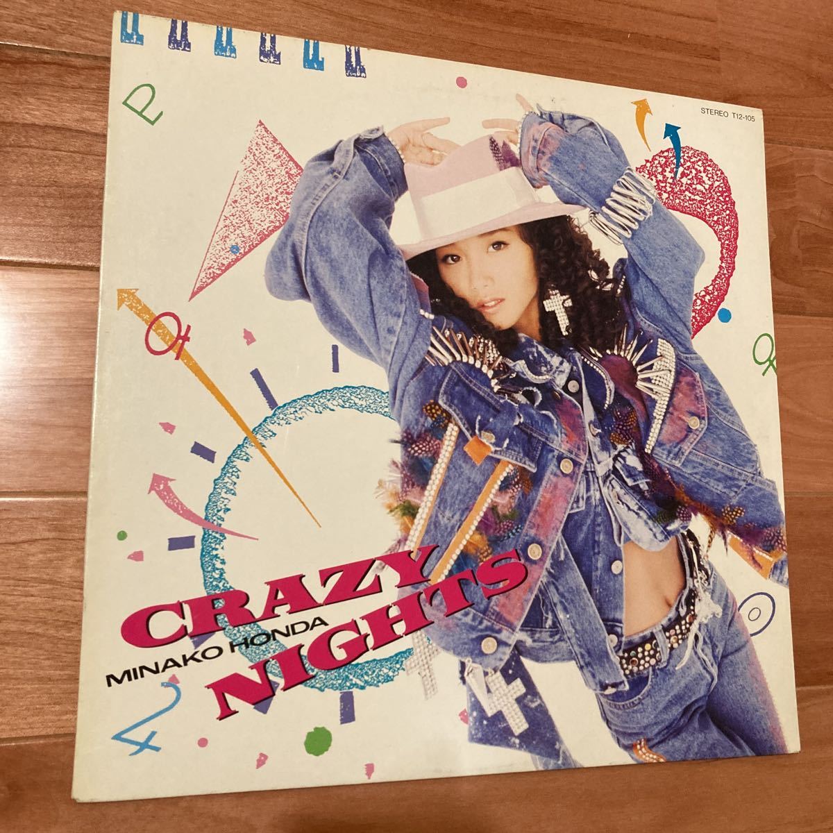 見本盤 本田美奈子 CRAZY NIGHTS クレイジーナイツ Brian May 12インチシングル盤 T12-105_画像1