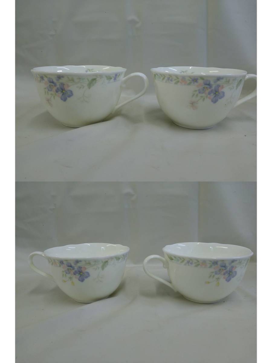 SET【中古】日本陶器会社 ノリタケ / 桐井陶器 KIRII CHINA / New Feeling TOTAI カップ・ソーサー・ポット 不揃い まとめ売り 【現状品】の画像9