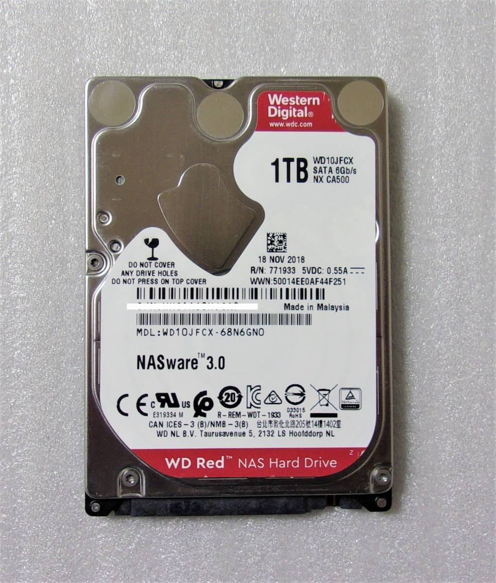 最も信頼できる 1TB /HDD Digital □希少品/Western WD (中古品