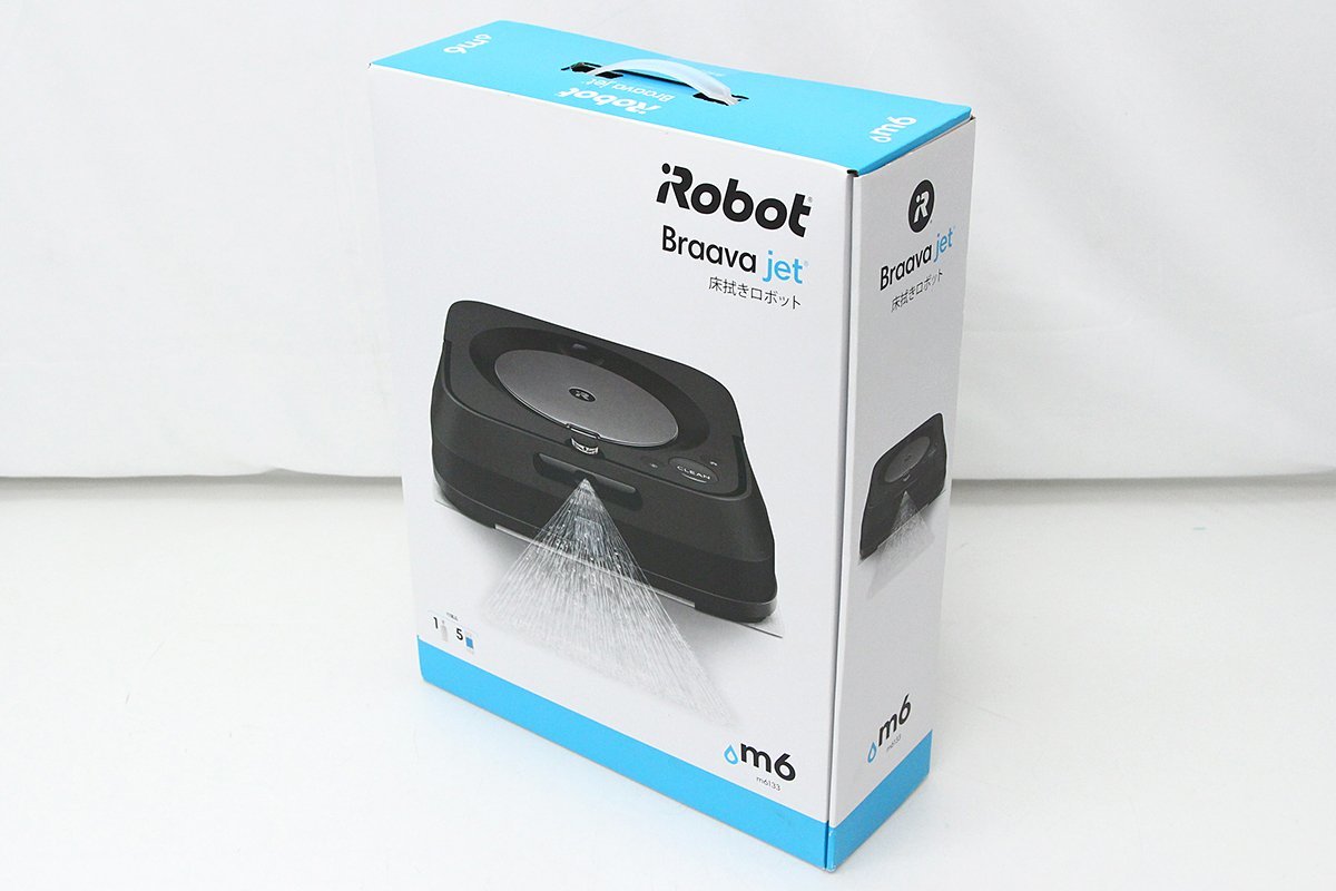 未使用品|iRobot Braava jet m6 床拭きロボット グラファイト πH2700