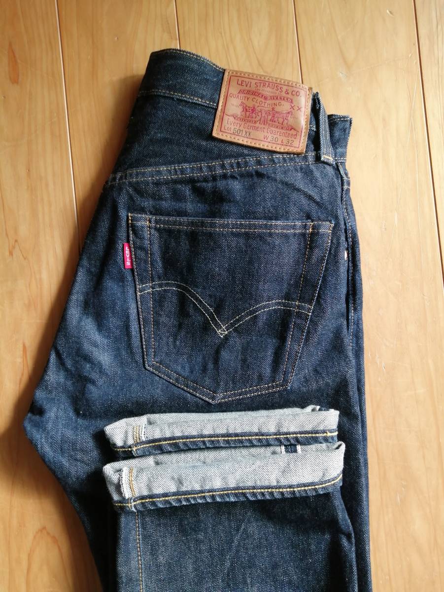 【美品・米国製】 LEVI'S VINTAGE CLOTHING 47年モデル 501XX WHITE OAK/CONE DENIM 47501-0117/47501-0167 W30 L32_画像1