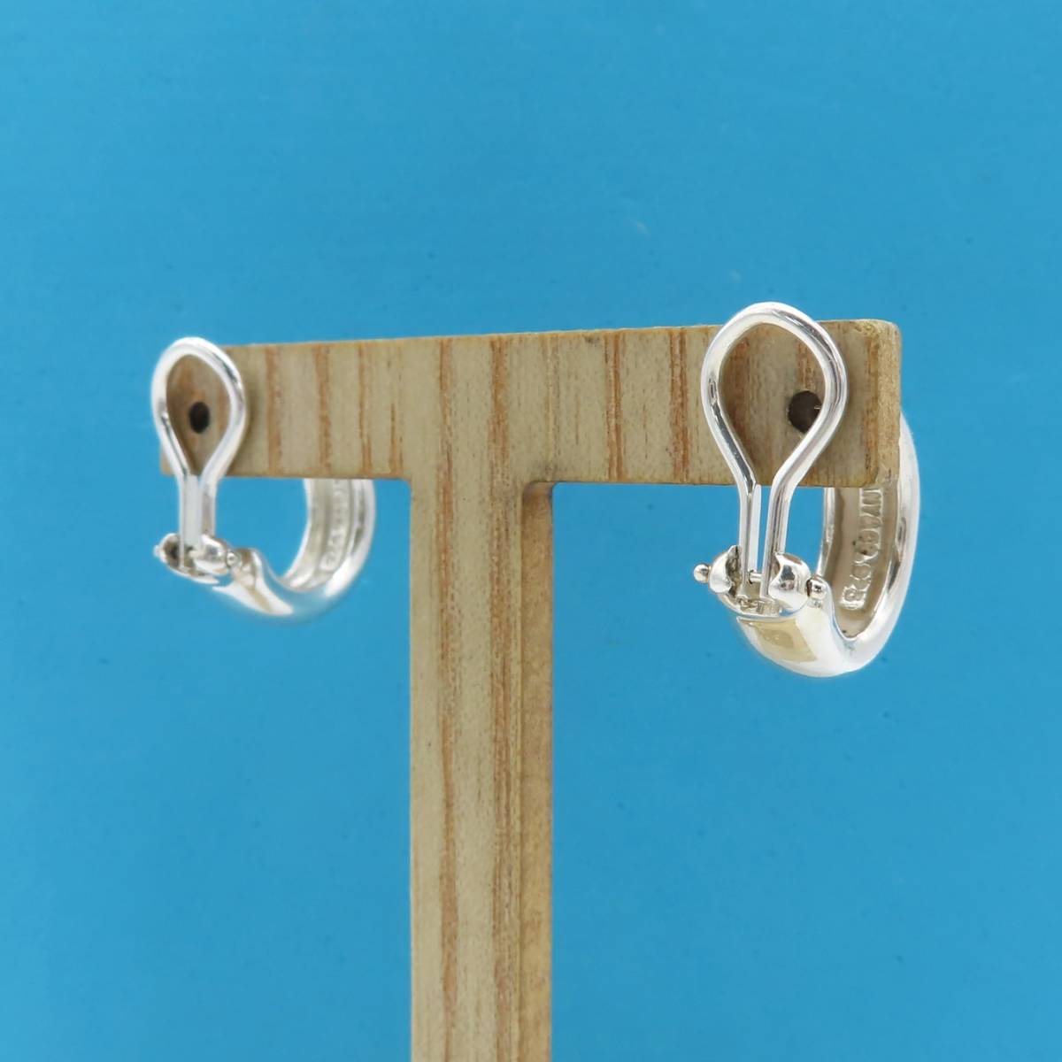  beautiful goods Tiffany&Co. Vintage Tiffany hoop silver earrings SV925 1995 RR8