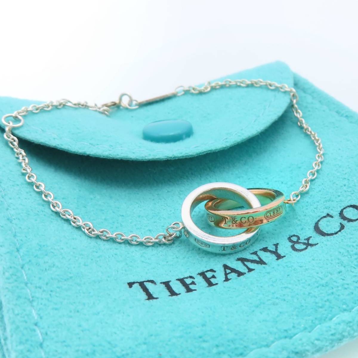 最終値下げ コンビ リング ナロー ダブル ティファニー Tiffany&Co. 美