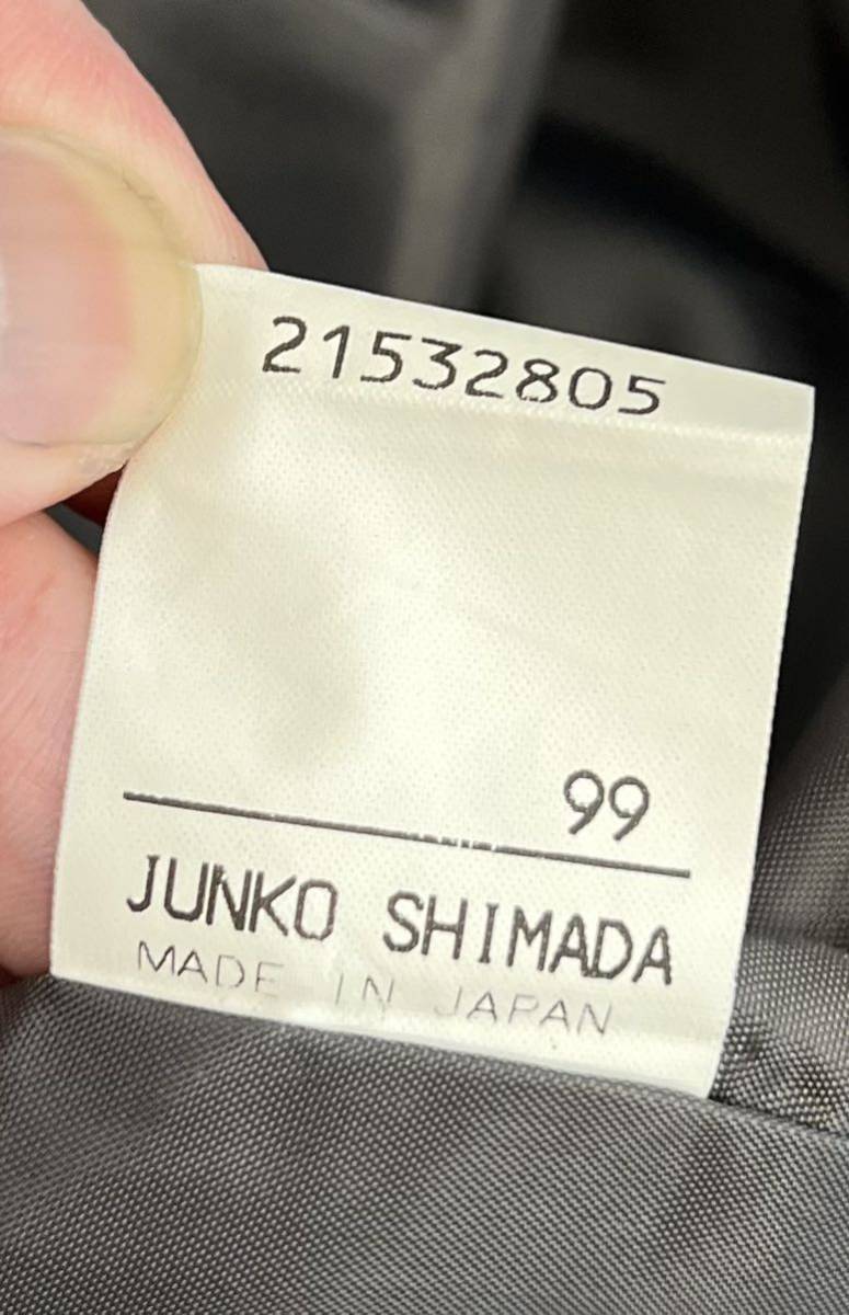 超美品 希少 JUNKO SHIMADA グレンチェック柄 ミニ スカート S ジュンコシマダ ジュンコ シマダ グレンチェック チェック 膝上 膝丈 日本製_画像8