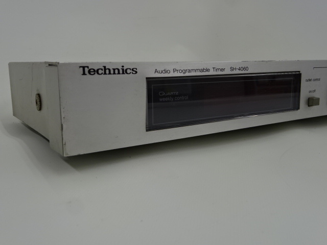 E2-0843 ● Technics テクニクス ◆ オーディオタイマー SH-4060 ◆ オーディオ機器_画像3
