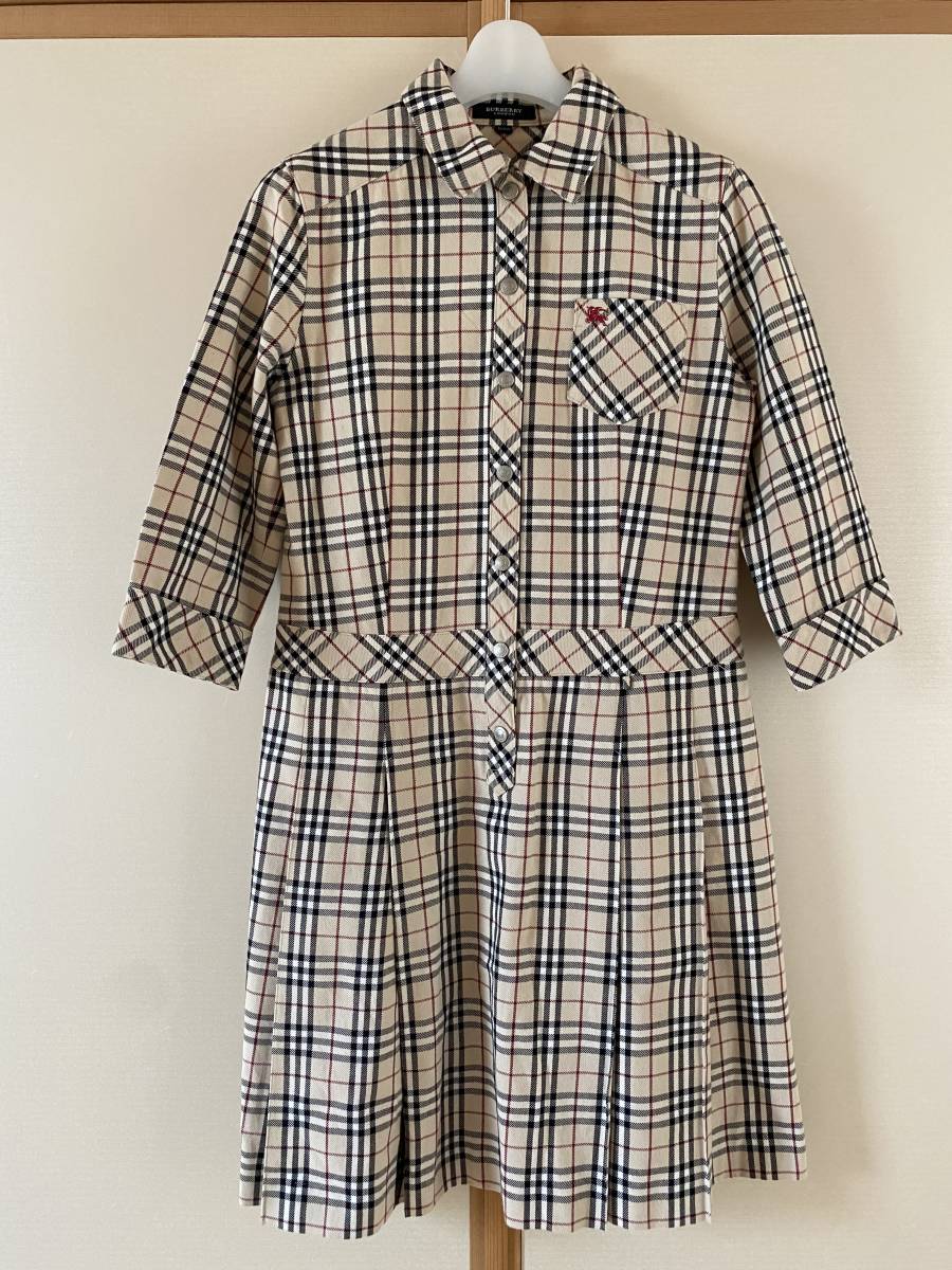 バーゲンで バーバリー ワンピース 三陽商会 Burberry 160A ワンピース