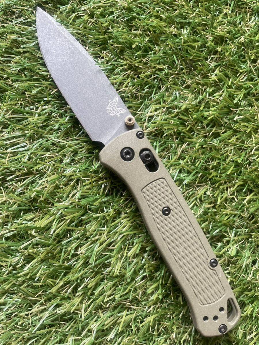 BENCHMADE #017 BUGOUT Green ベンチメイド　バクアウト　フォールディングナイフ 折りたたみナイフ