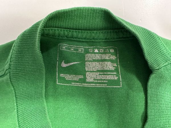 ☆US古着 NIKE ナイキ Tシャツ プリント グリーン緑【M】コットン　　　　　◆3971◆_画像5