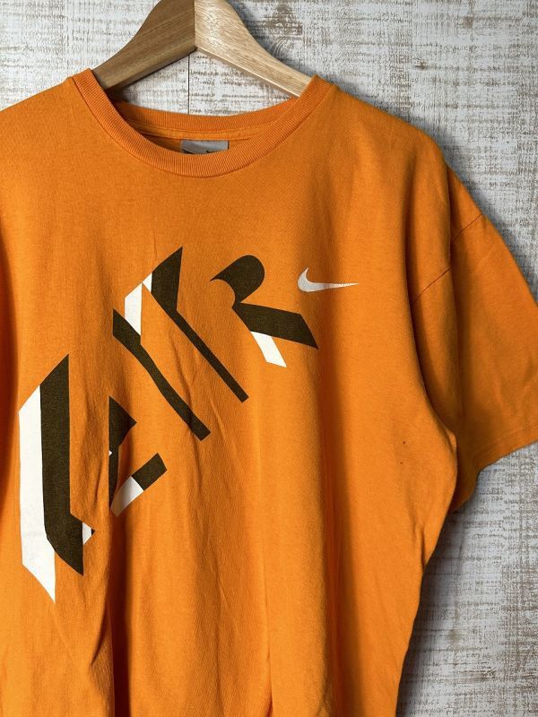 ☆US古著 NIKE ナイキ Tシャツ 半袖 プリント オレンジ【M】コットン　　　　　◆3984◆