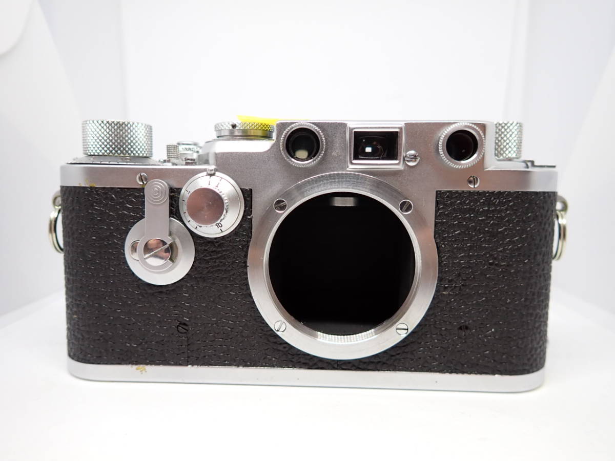 レア　動作確認済み　Leica　Ⅱc（Ⅲf仕様　セルフ付き）　バルナックライカ　2ｃ　３ｆ仕様　セルフタイマー付き　ブラックダイヤル仕様_画像1