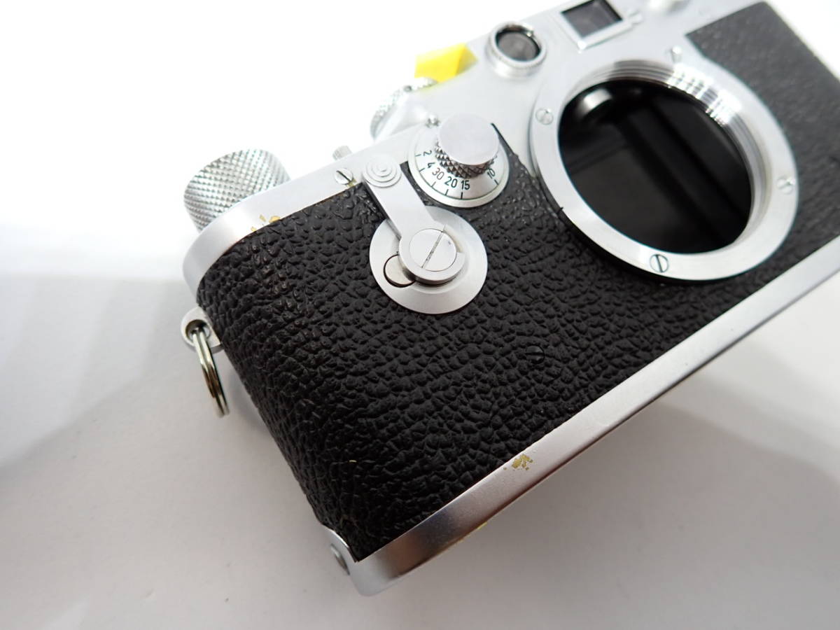 レア　動作確認済み　Leica　Ⅱc（Ⅲf仕様　セルフ付き）　バルナックライカ　2ｃ　３ｆ仕様　セルフタイマー付き　ブラックダイヤル仕様_画像4
