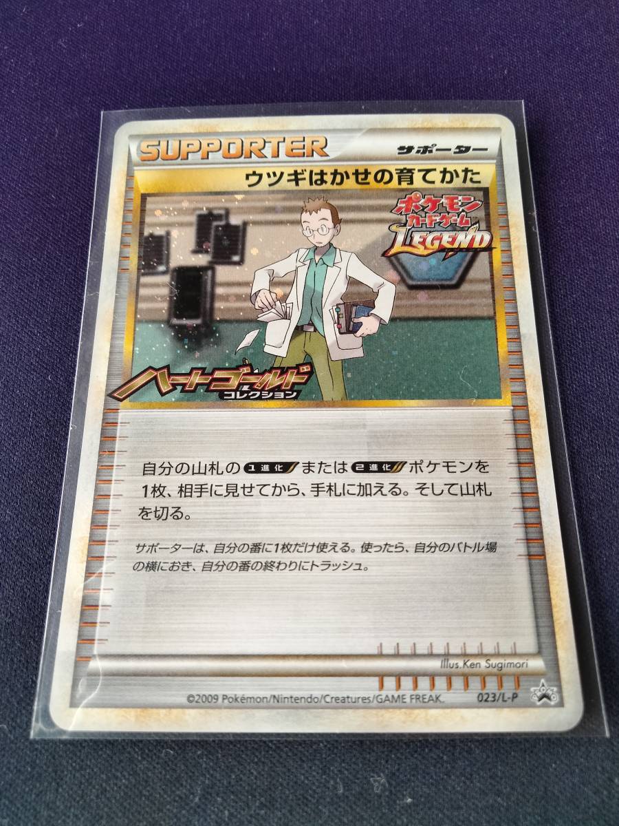 ポケモンカード ウツギはかせの育てかた 023/L-P LEGEND プロモ Professor Elm's Training Method LEGEND Promo POKEMON CARD 2009