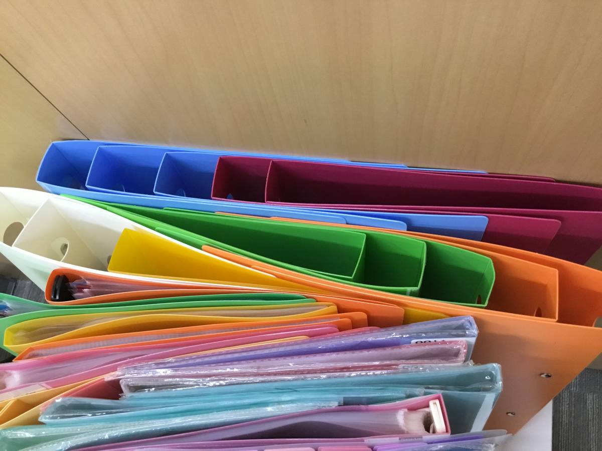 [T][8644 other ][ unused goods equipped ] office work for file clear book index clear pocket A4 wide binder - other 