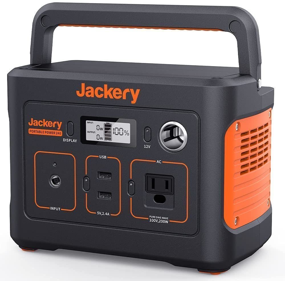 Jackery ポータブル電源 240 大容量67200mAh/240Wh (200W 瞬間最大400W