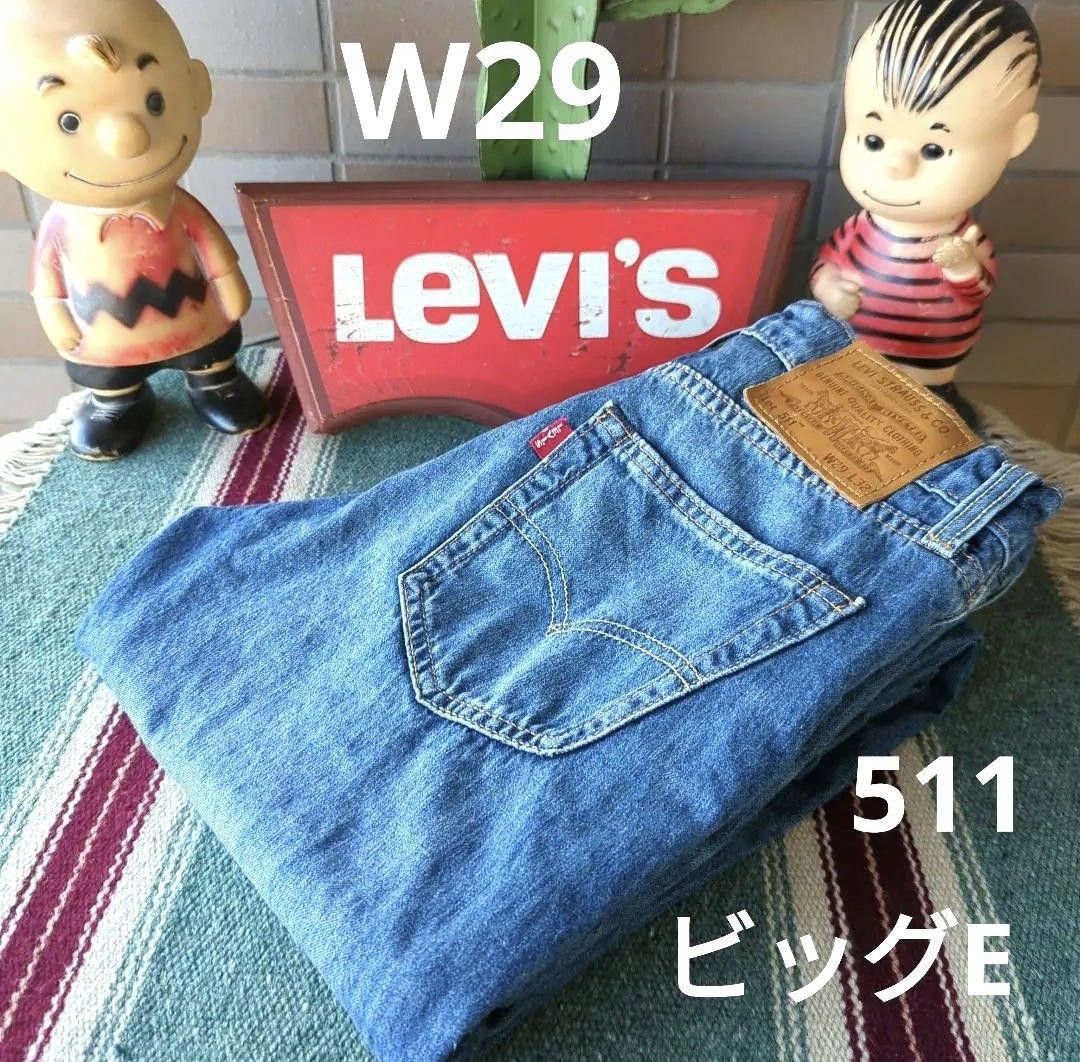 a609 levis Levi's 511 リーバイス W29 ビックE Premium 