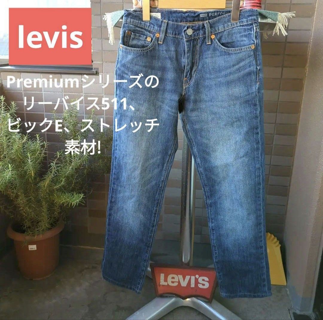 a609 levis Levi's 511 リーバイス W29 ビックE Premium 