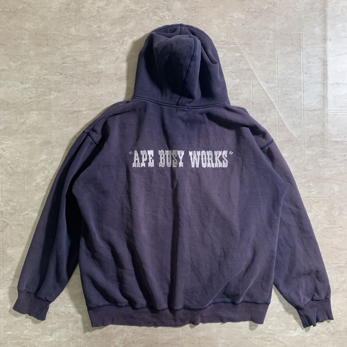 ジップパーカー スウェットパーカー アベイシングエイプ old