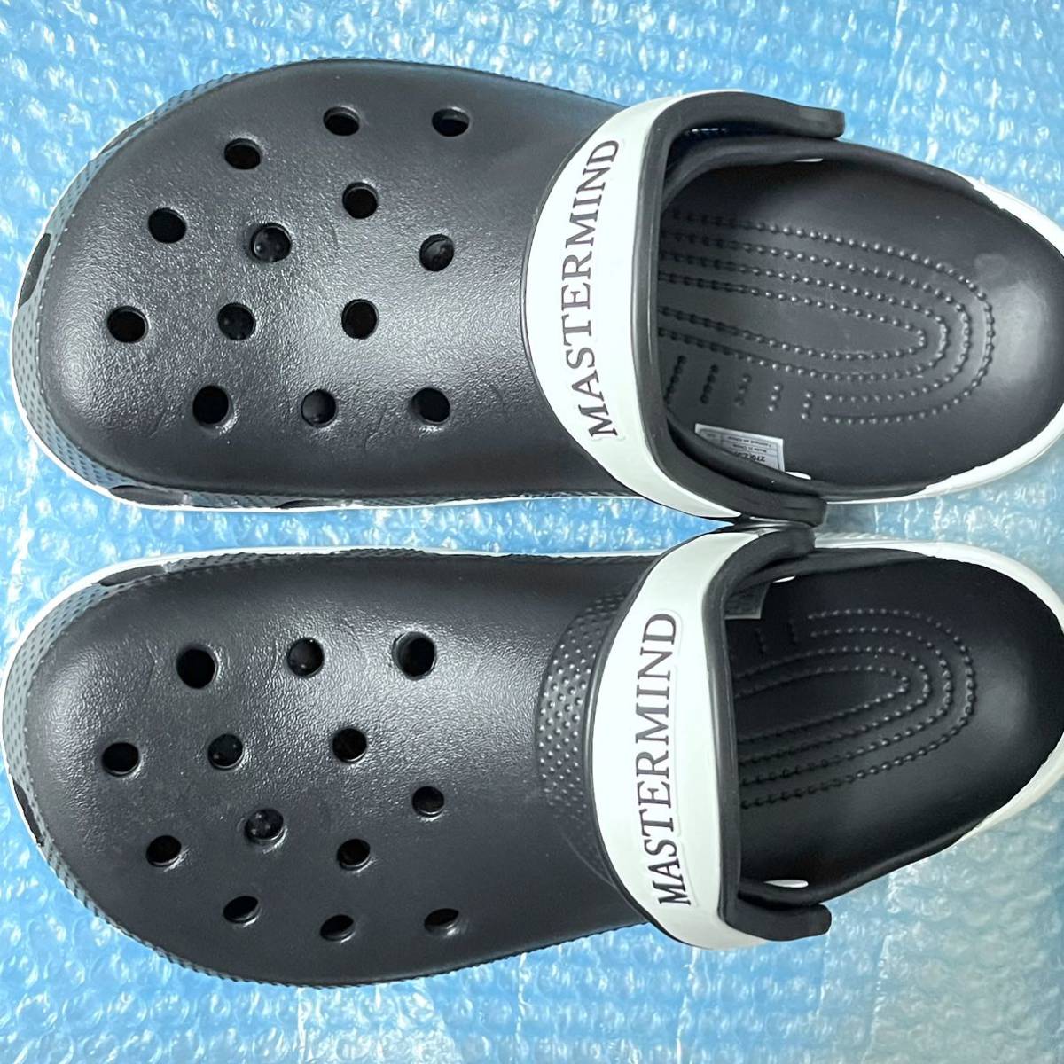 27cm ジビッツ欠品 mastermind JAPAN CROCS CLASSIC CLOG マスターマインド クロックス クラシッククロッグ ブラック サンダル