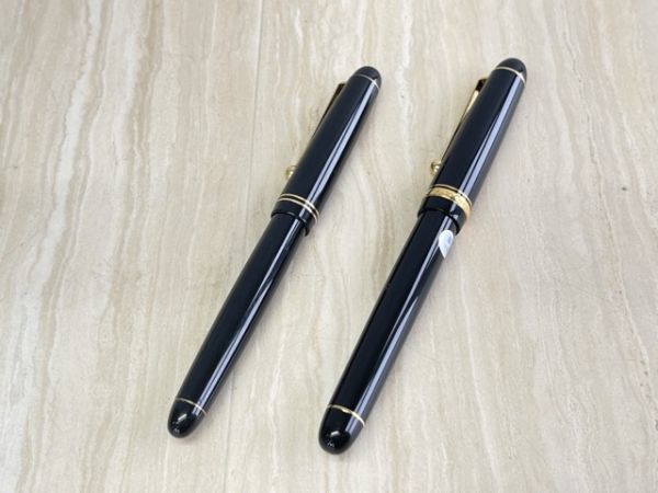 美品 PILOT CUSTOM 74 万年筆 2本セット ペン先 14K 585 パイロット