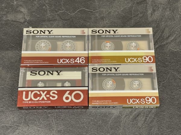 Yahoo!オークション - 新品未開封 カセットテープ 4本セット SONY UCX-...