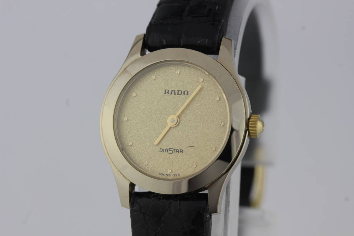 最新作の 美品 RADO ラドー ダイヤスター 153.0406.3 レディース腕時計