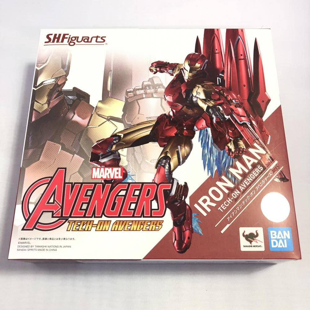 【中古】未開封 バンダイ S.H.Figuarts アイアンマン テック・オン アベンジャーズ TECH-ON AVENGERS マーベル フィギュア