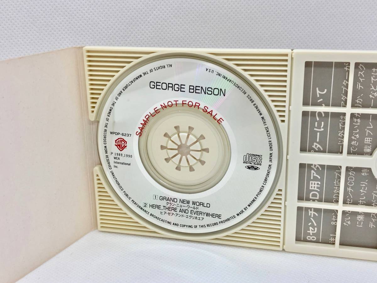 【 希少 8cm CD 】◎ ジョージ・ベンソン George Benson ／ グラン・ニュー・ワールド Grand New World ◎ WARNER- PIONEER WPDP-6237の画像4