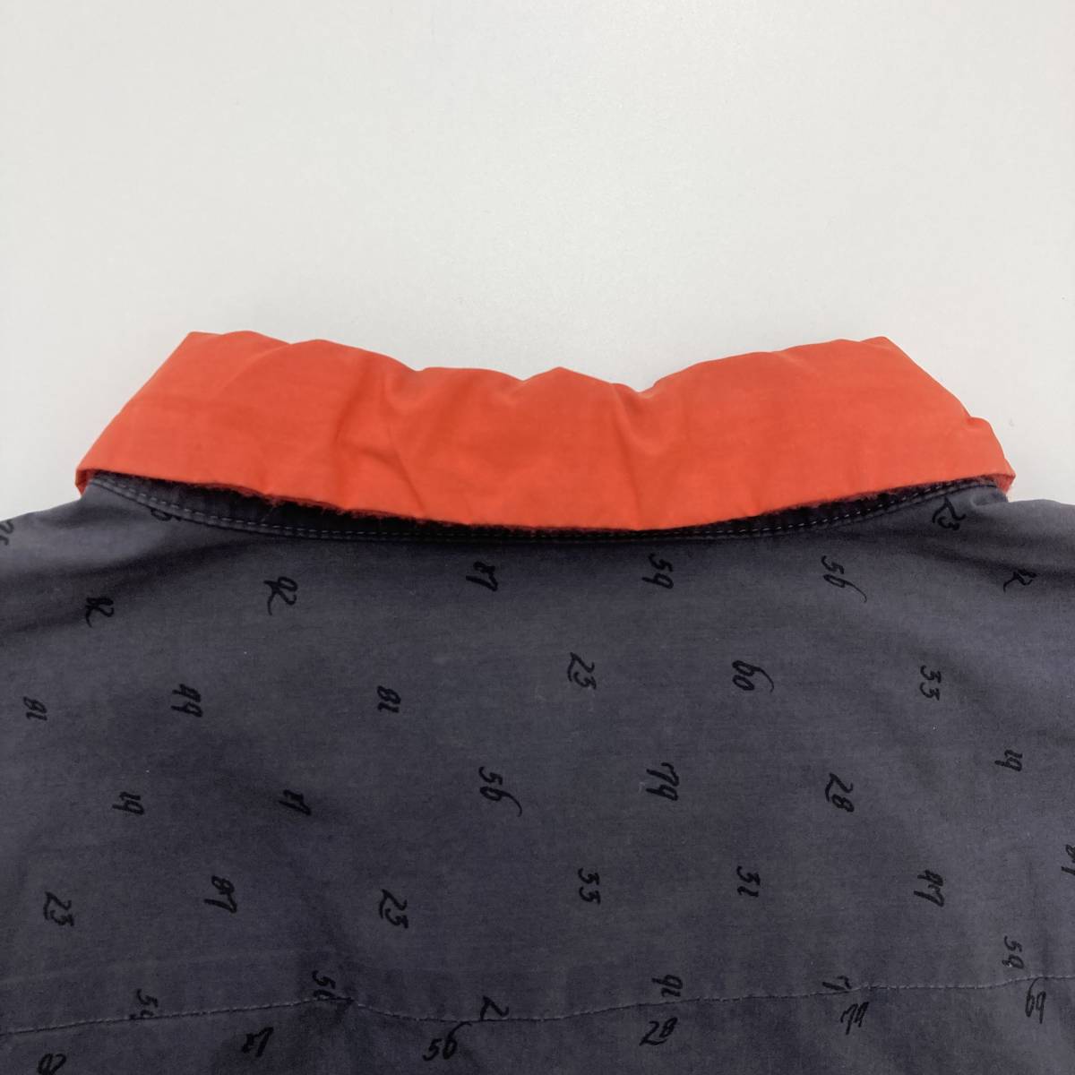 特価商品 2015AW アンダーカバー 2サイズ グレー 長袖シャツ 切替 襟