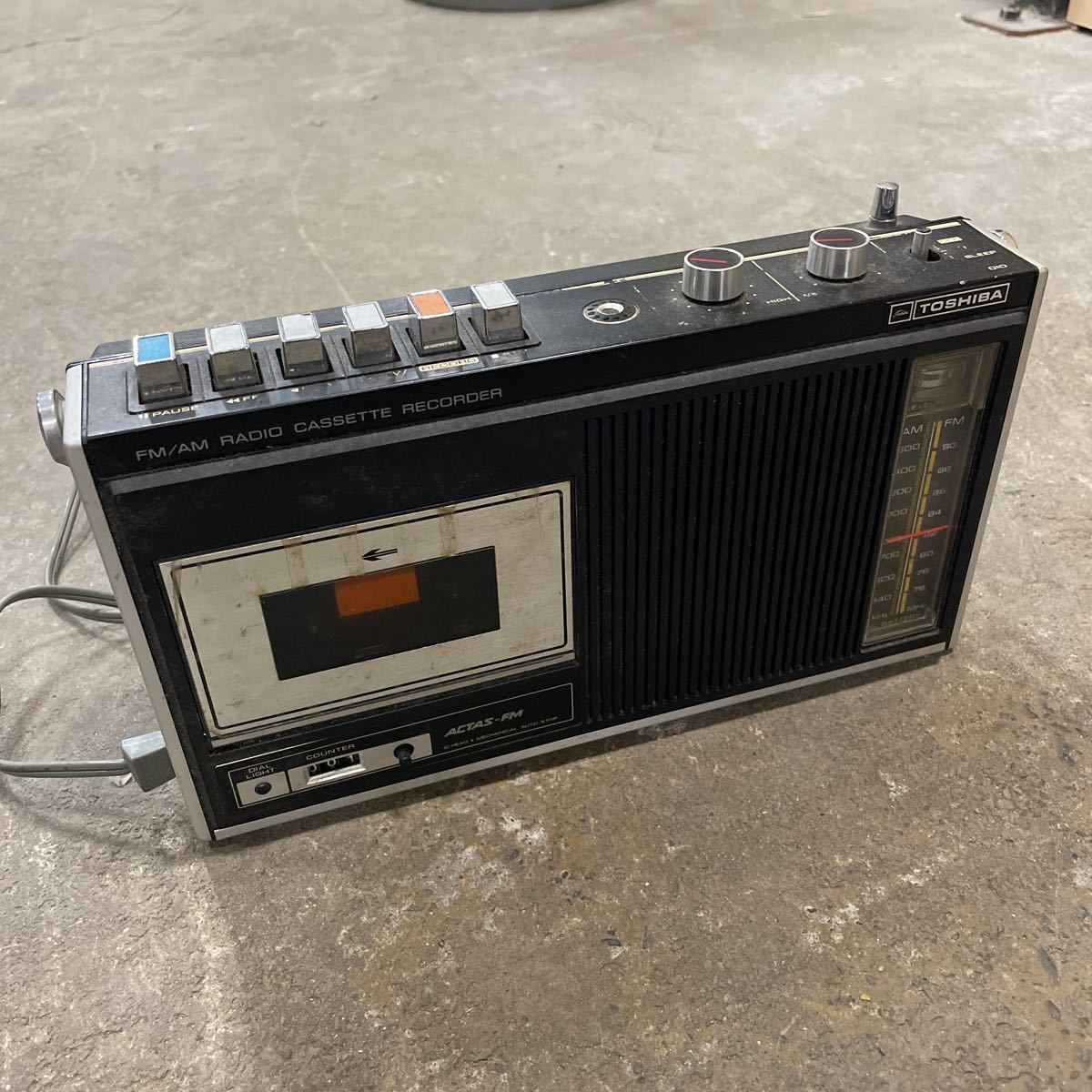 Yahoo!オークション - 【A-93】【ジャンク品】TOSHIBA 東芝 ラジカセ