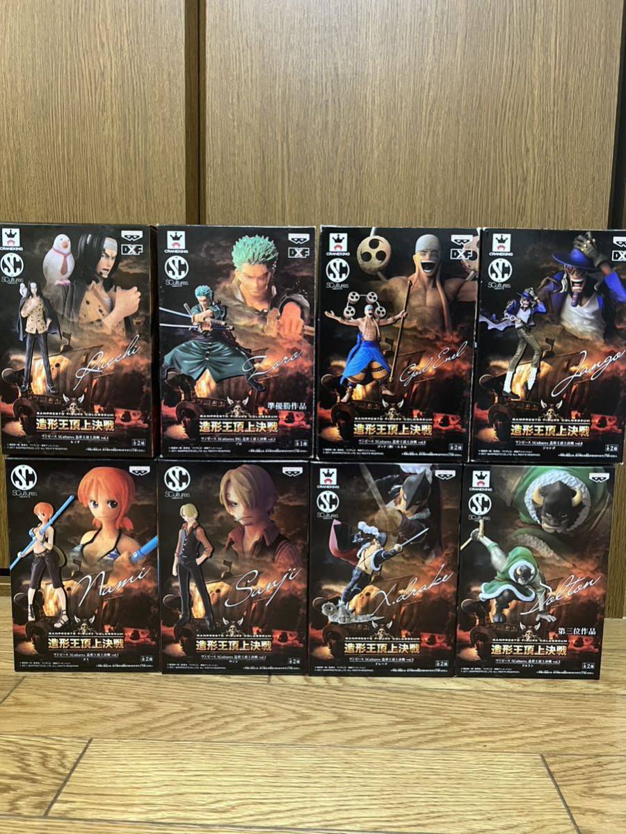 ヤフオク! - ONE PIECE 造形王頂上決戦 8体セットワンピースフ...