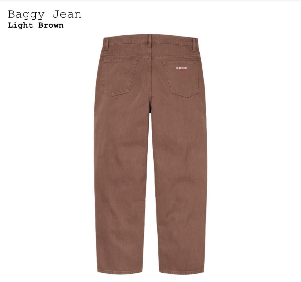 即発送 supreme Baggy Jean Light Brown 32インチ|Yahoo!フリマ(旧