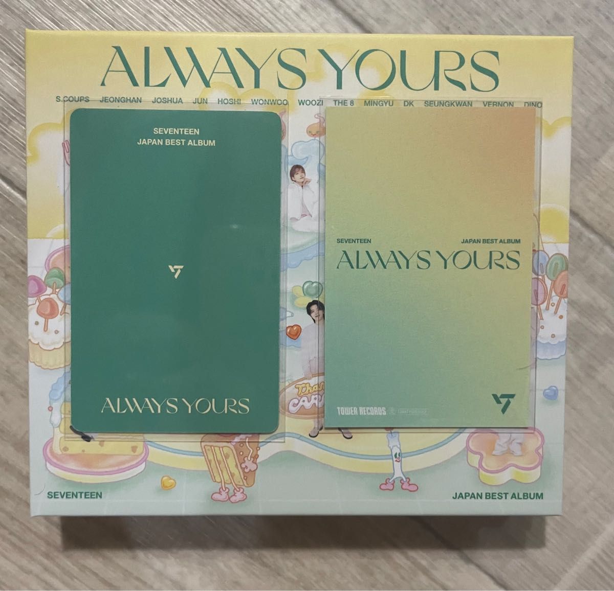 ALWAYS YOURS C盤 the8 アルバム ＋ 封入トレカ タワレコ特典セット ミンハオ 