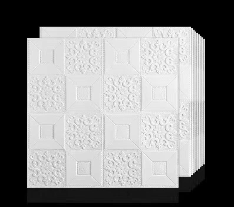 最美品× 背景壁3D立体レンガ模様壁紙防水汚い防止カビ