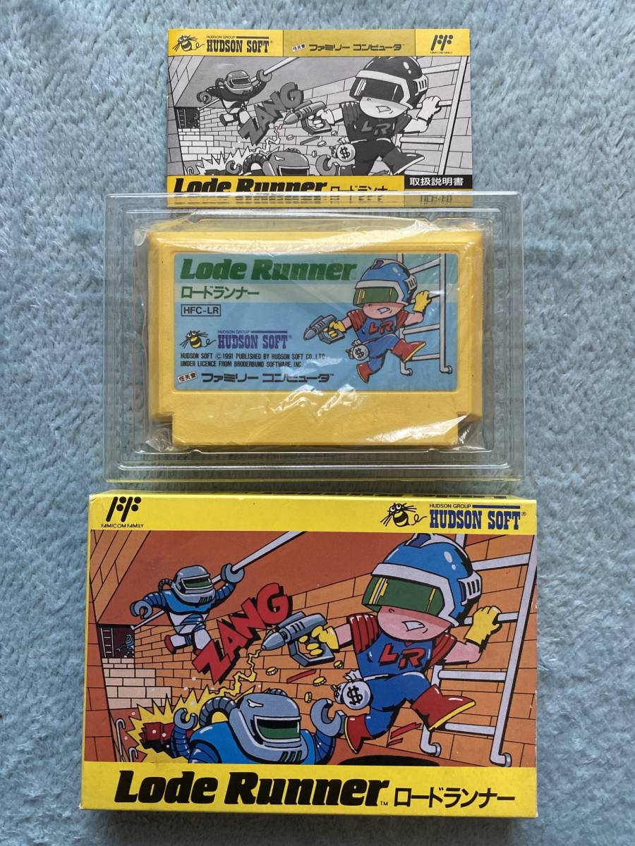 即決あり！同梱可！　美品　ファミコン　ロードランナー大箱版　箱・説明書有り_画像1