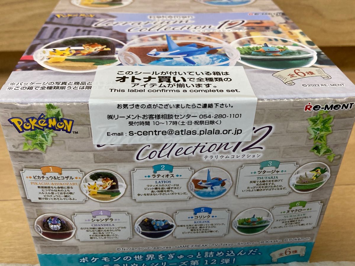 【新品未開封】ポケモン(pokemon) /リーメント　テラリウムコレクション12　全6種 大人買いBOX