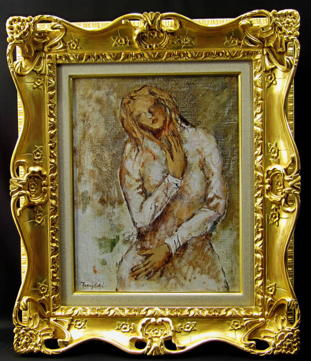 ...[..] oil painting genuine work guarantee F6 number 