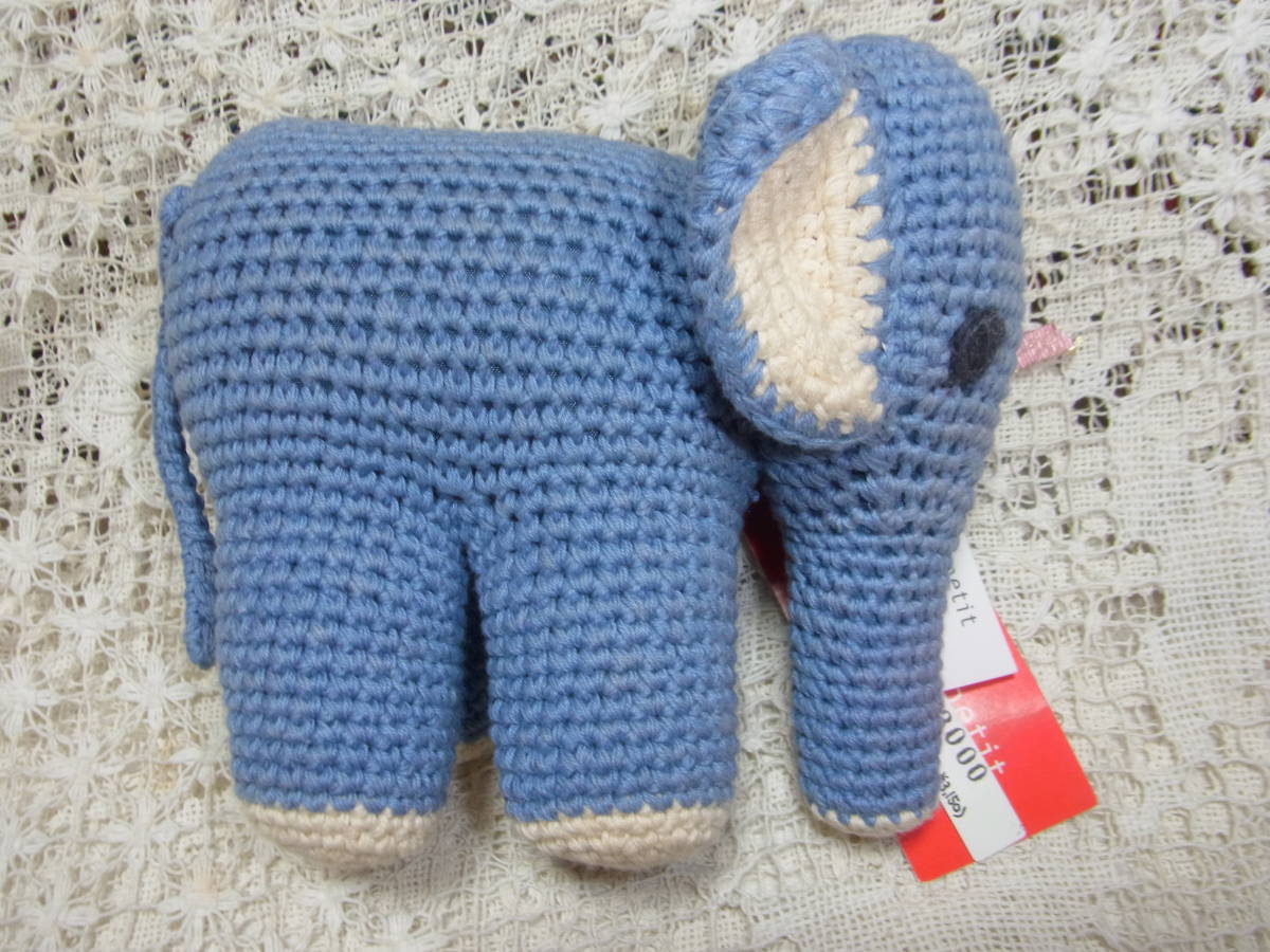 nu* soft toy braided ... tag attaching [... elephant ] blue blue height 14.3. Anne clair ptianne-claire petit Holland 