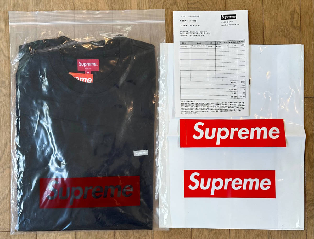 最新入荷】 Tee Logo Box Small Reflective 新品未開封 □Supreme