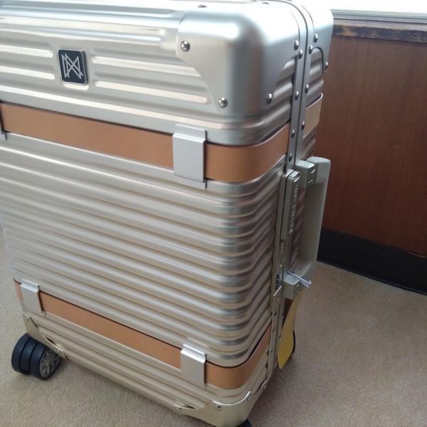 定価14万】LANZZO ランツォ スーツケース アルミ 33L VIKING 金