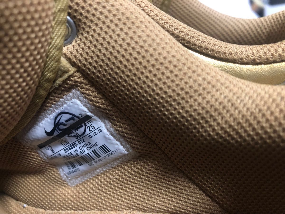 超美品 NIKE エアフォース1 ゴールド×シルバー 25 0cm 金 銀